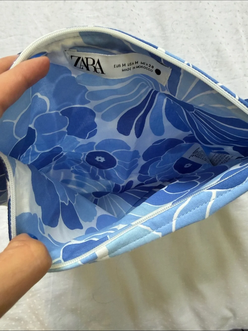 Zara 3-Piece Cotton Blue Floral Set